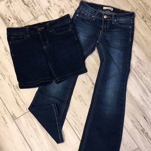 Set of Girls size 7 Pants and Shorts